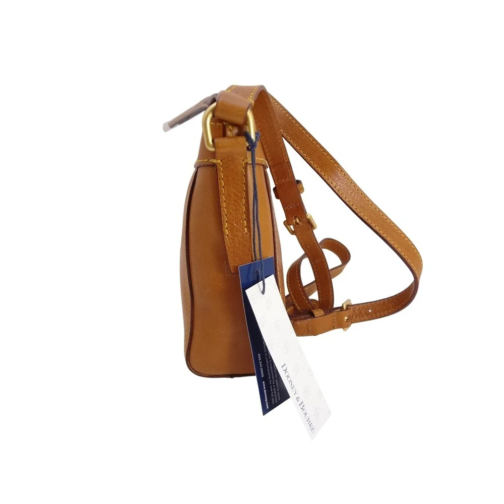 Dooney & Bourke Small Cassidy Crossbody Natural Florentine Vacchetta Leather Bag